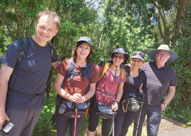 A group of 4 mates who enjoy the outdoors – Bridget, Paul, Jan and Joe